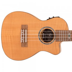 Laka Maple Series Electro-Acoustic Cutaway Ukulele & Carry Bag ~ Concert